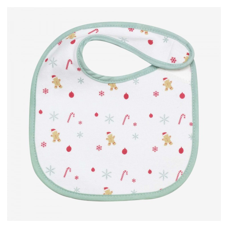 Lot de 2 bavoirs de Noël Naissance TROIS KILOS SEPT