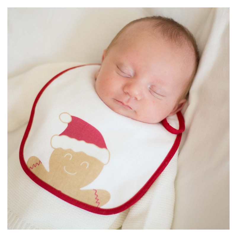 Lot de 2 bavoirs de Noël Naissance TROIS KILOS SEPT