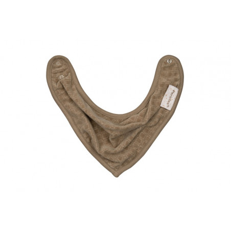 Bavoir bandana Espresso square PERICLES Coffee