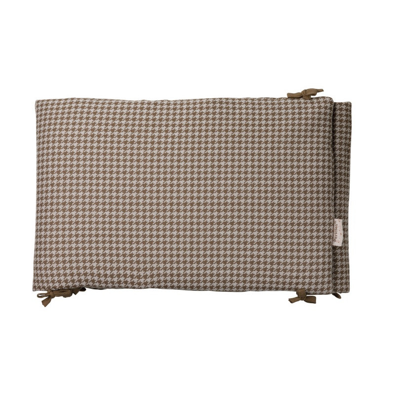 Tour de lit Pied de poule PERICLES Coffee