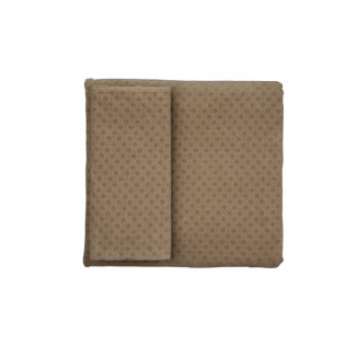 Housse de couette lit Espresso square PERICLES Coffee