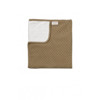 Couverture de lit 100x150 Espresso square PERICLES Coffee