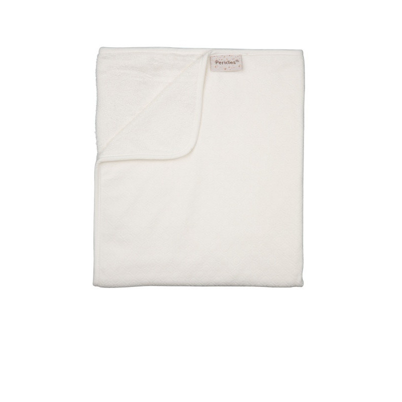 Couverture de lit 100x150 Latte square PERICLES Coffee