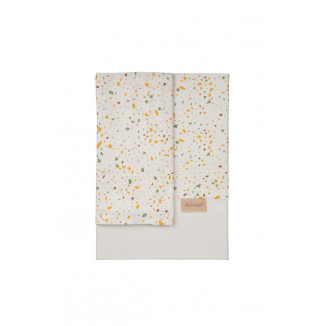 Drap de lit + taie Sprinkles multi PERICLES Coffee