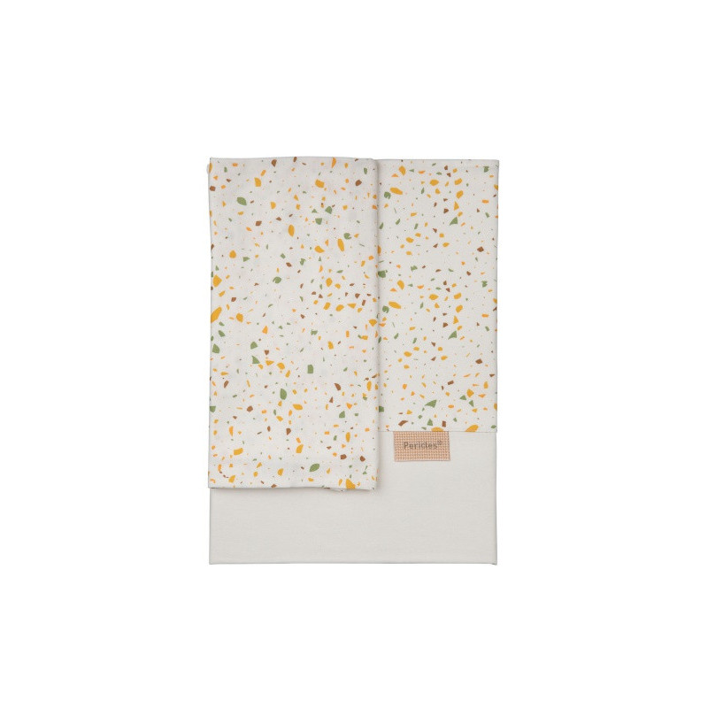 Drap de lit + taie Sprinkles multi PERICLES Coffee