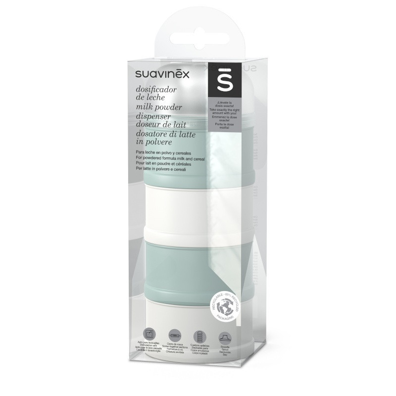 Doseur de lait SUAVINEX Bonhomia vert