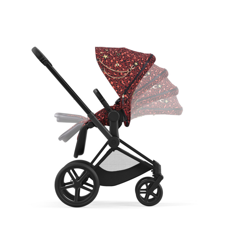 Poussette complète Priam 4 Matt black CYBEX Rockstar