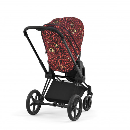 Poussette complète Priam 4 Matt black CYBEX Rockstar