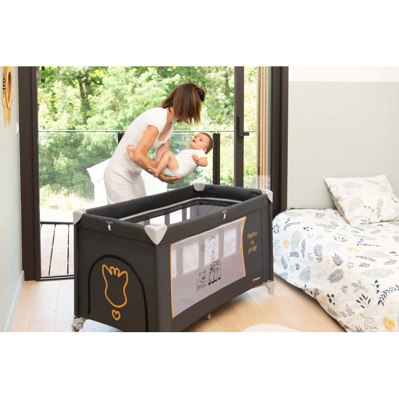 Lit pliant Optic Z RENOLUX Sophie la girafe Sunrise