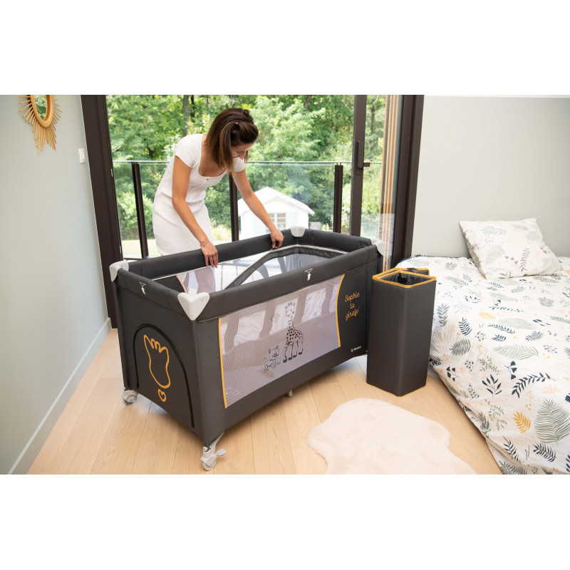 Lit pliant Optic Z RENOLUX Sophie la girafe Sunrise