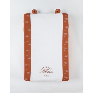 Matelas à langer brique NOUKIE'S Babou & Kendi