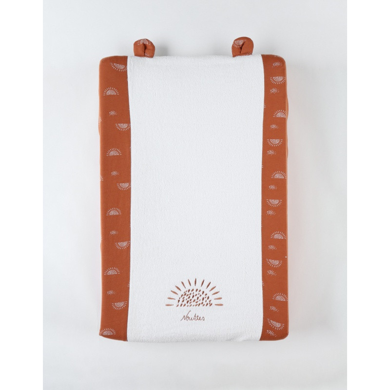 Matelas à langer brique NOUKIE'S Babou & Kendi