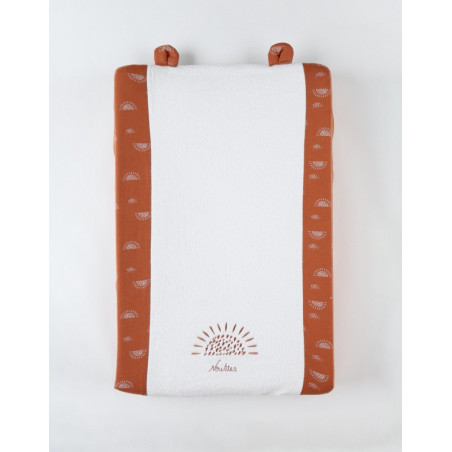 Matelas à langer brique NOUKIE'S Babou & Kendi