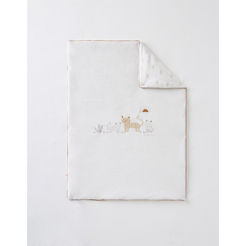 Couverture 75x100 en veloudoux NOUKIE'S Babou & Kendi