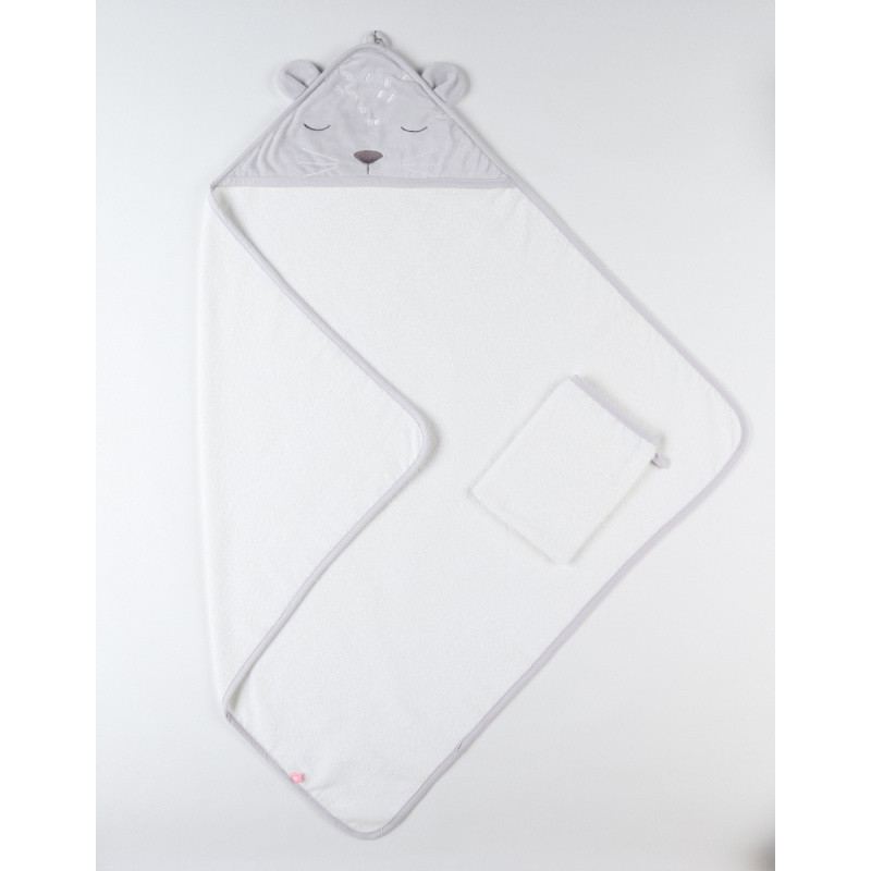 Sortie de bain veloudoux & éponge NOUKIE'S Babou & kendi