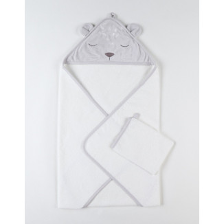 Sortie de bain veloudoux & éponge NOUKIE'S Babou & kendi