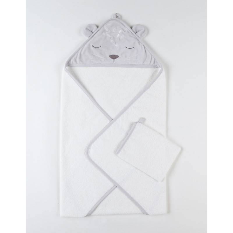 Sortie de bain veloudoux & éponge NOUKIE'S Babou & kendi