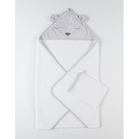 Sortie de bain veloudoux & éponge NOUKIE'S Babou & kendi