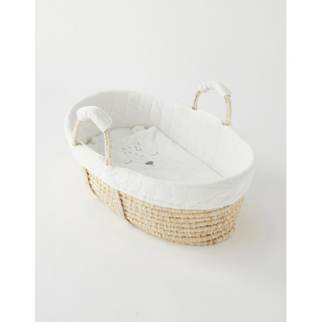 Couffin veloudoux blanc NOUKIE'S Babou & Kendi