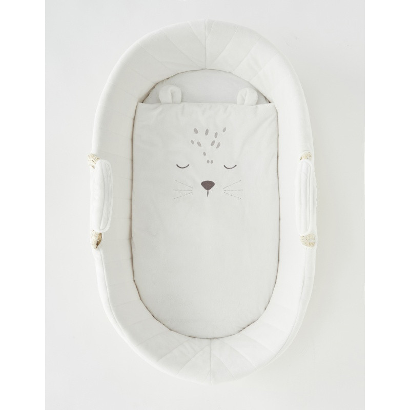 Couffin veloudoux blanc NOUKIE'S Babou & Kendi