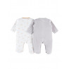 Set de 2 pyjamas en velours 0m NOUKIE'S Babou & Kendi