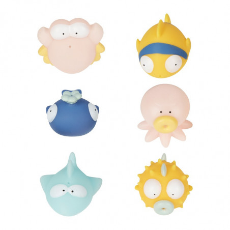 Lot de 6 aspergeurs Splash rigolos BADABULLE