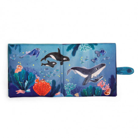 Grand livre d'activités en tissu MOULIN ROTY Les aventures de Paulie