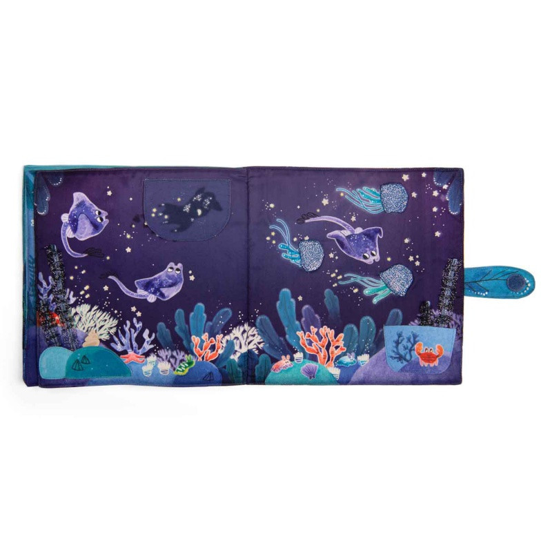 Grand livre d'activités en tissu MOULIN ROTY Les aventures de Paulie