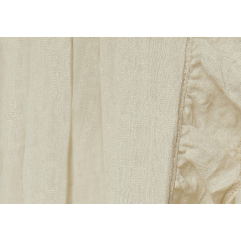 Ciel de lit vintage 245cm JOLLEIN Ruffle nougat