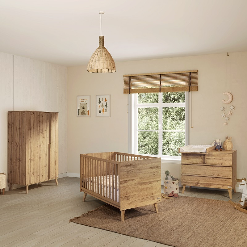 Chambre trio avec lit 70x140 MICUNA Martha Chêne