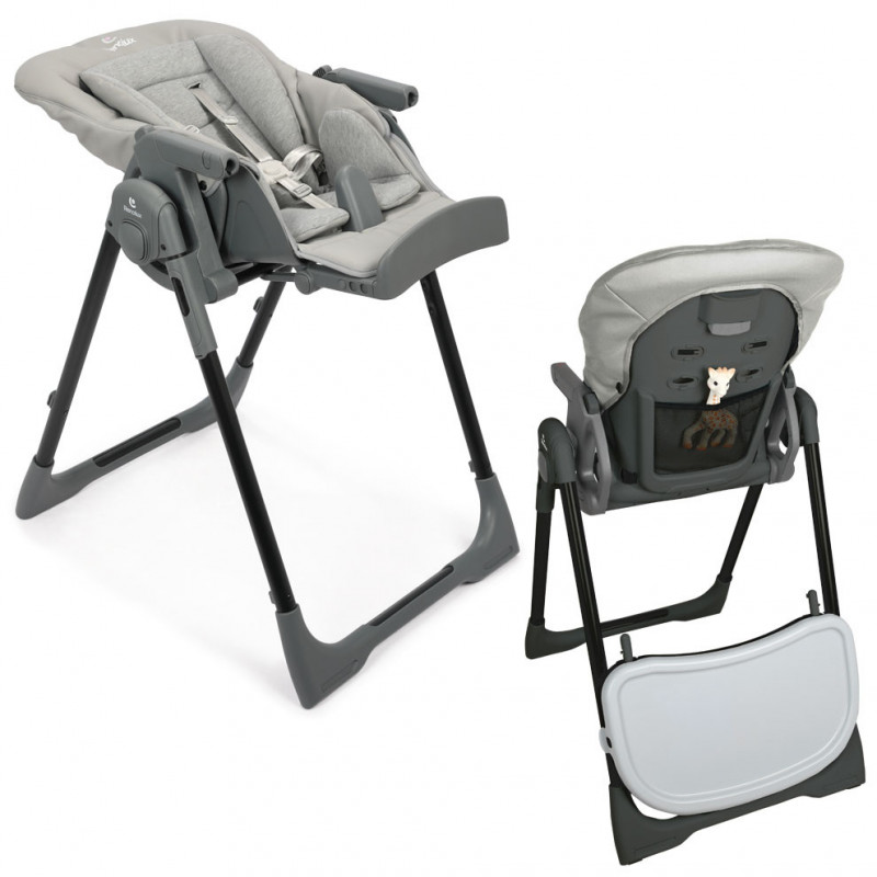 Chaise-haute Bébévision + réducteur RENOLUX Paloma