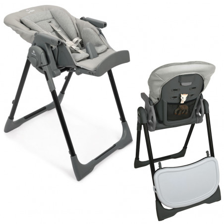 Chaise-haute Bébévision + réducteur RENOLUX Paloma