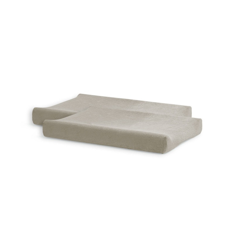 Lot de 2 housses de matelas à langer JOLLEIN Nougat