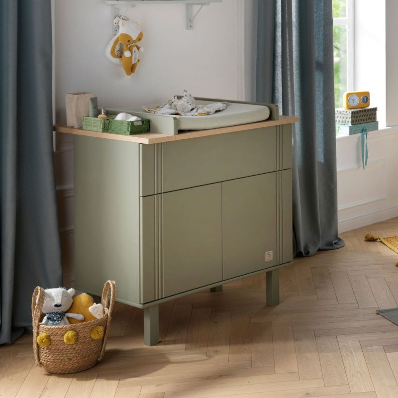 Commode 1t 2p SAUTHON Eléonore kaki
