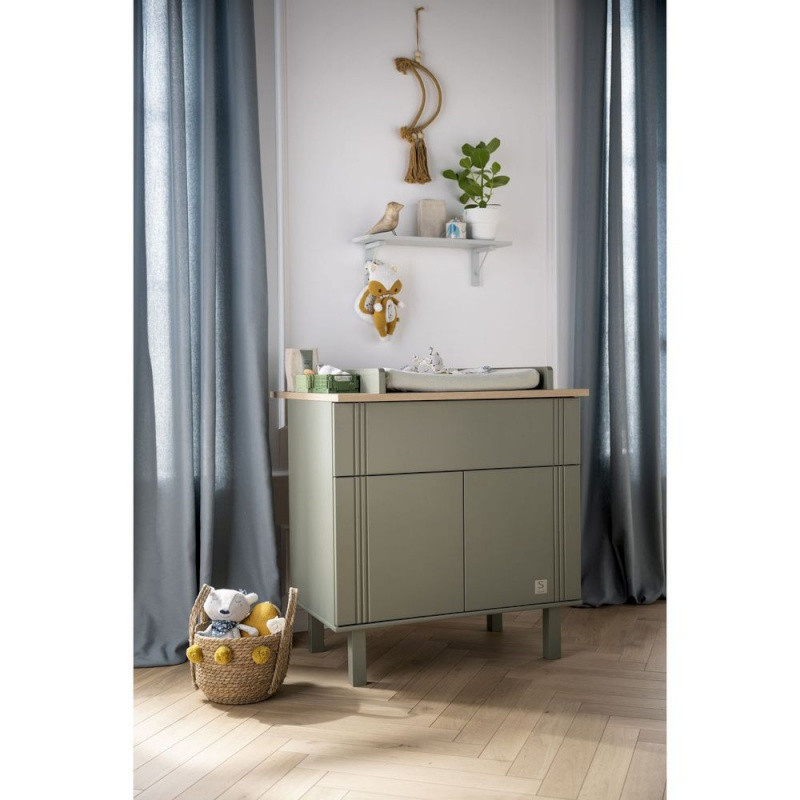 Commode 1t 2p SAUTHON Eléonore kaki