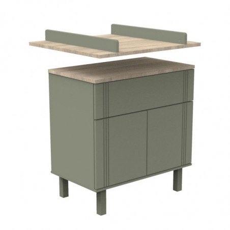 Commode 1t 2p SAUTHON Eléonore kaki