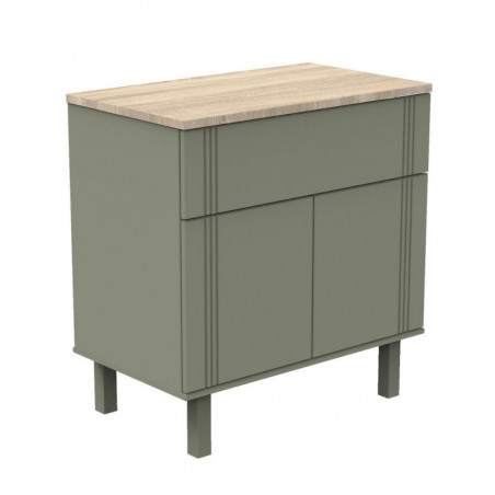 Commode 1t 2p SAUTHON Eléonore kaki