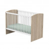 Lit bébé 60x120 SAUTHON Access blanc