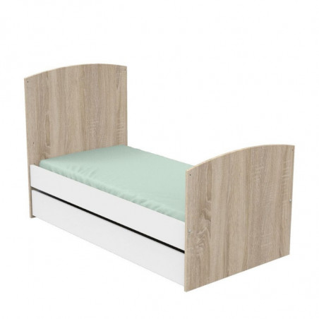 Little big bed 70x140 SAUTHON Access Chêne doré/blanc