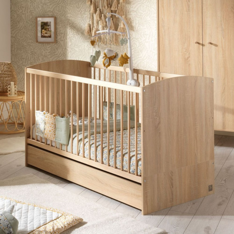 Little big bed 70x140 SAUTHON Access Chêne doré