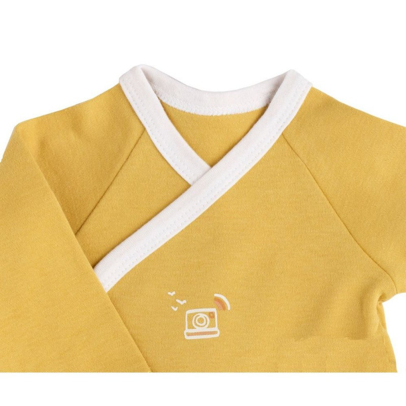 Lot de 3 bodies à manches longues naissance SAUTHON Sunlight