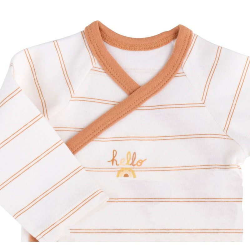 Lot de 3 bodies à manches longues naissance SAUTHON Sunlight