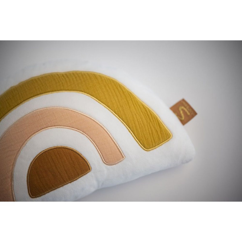 Coussin déco arc en ciel SAUTHON Sunlight