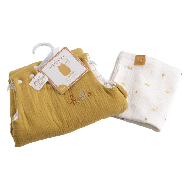 Gigoteuse ouatinée 0-6 m jaune SAUTHON Sunlight