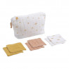 Trousse toilette + carrés éponge SAUTHON Sunlight