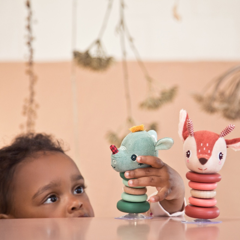 Hochet swing à ventouse Joe LES LILLIPUTIENS