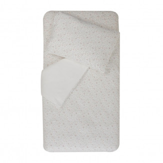 Housse de couette 100x140 + taie DOMIVA Lilas