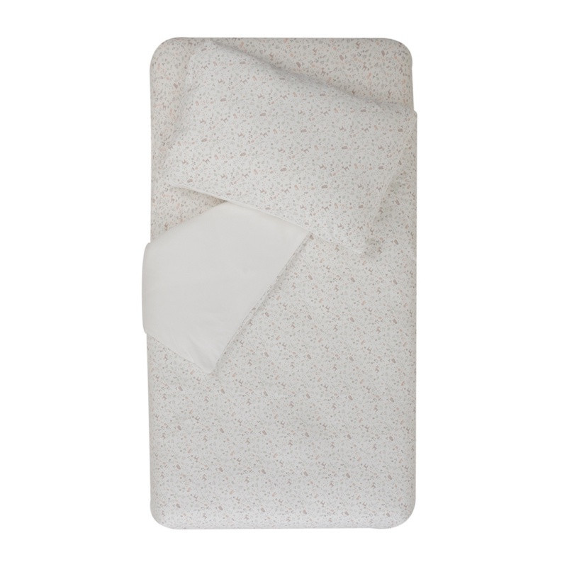 Housse de couette 100x140 + taie DOMIVA Lilas