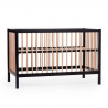 Lit 60x120 Cot97 CHILDHOME Noir/Naturel