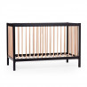 Lit 60x120 Cot97 CHILDHOME Noir/Naturel